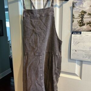 Easel Mineral Washed Short Gauzed Romper